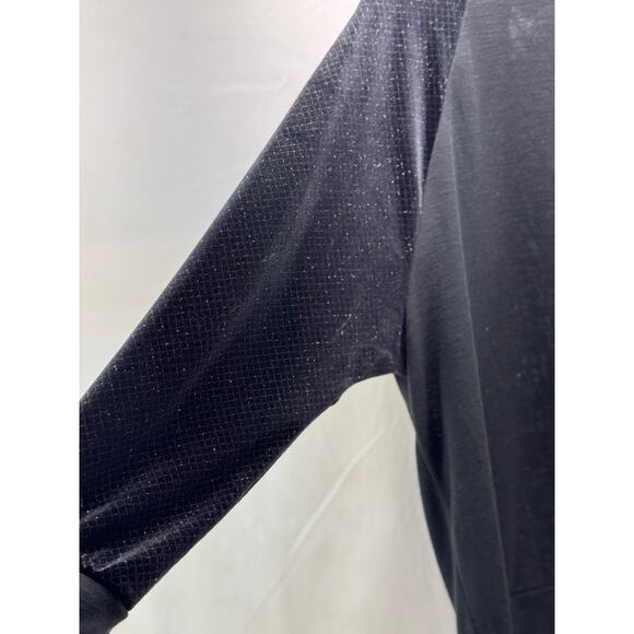 ALVX xL women’s black / sparkles long sleeve top - Picture 5 of 9